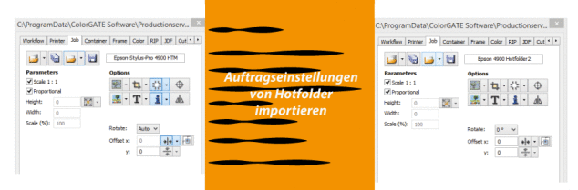 Wussten Sie schon: Auftragseinstellungen von Hotfolder importieren