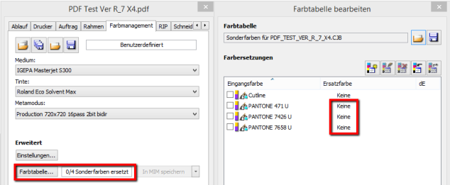 Farbtabellen: Importieren und anwenden in der ColorGATE Software